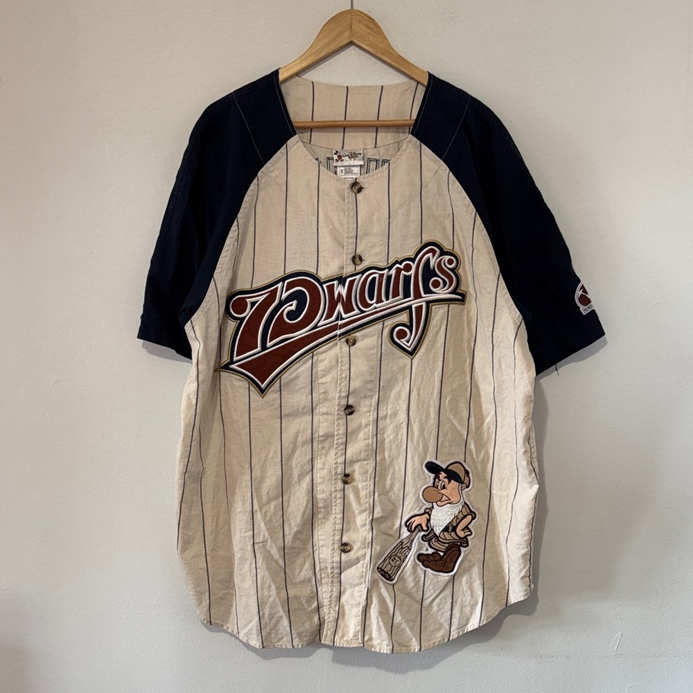 Vintage Disney 7 Dwarfs Grumpy Jersey / XL / Walt Disney World / Y2K